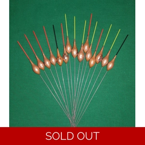 'MATCH RANGE' CLEARANCE x 15 Pole Floats (SRG031)